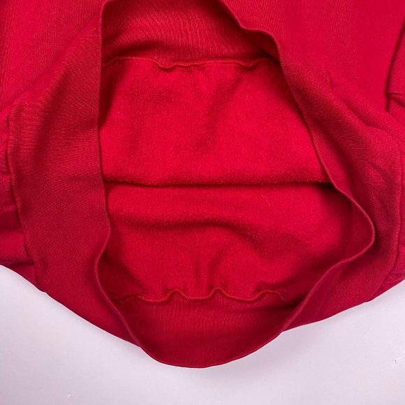 Vintage 90s Iowa State Cyclones ISU Sweatshirt Sweater Mens Medium Red Made USA - Picture 5 of 9